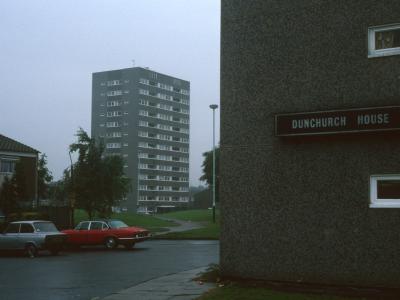 View of Dunchurch House with 13-storey block in background