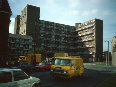 View of one 12-storey block on Price Street