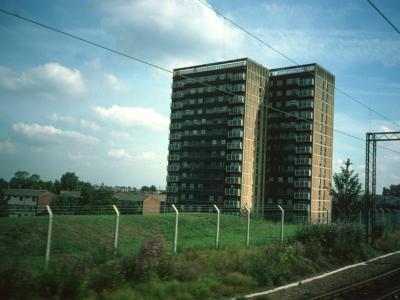 View of 16-storey block