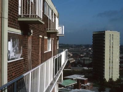 View of Mile Oak Court from George Ryder House