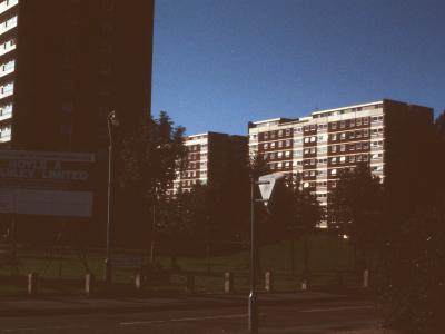 View of blocks on Cobden Lane redevelopment
