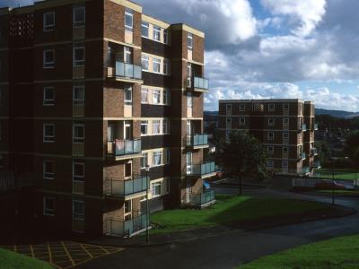View of 6-storey blocks in Chapel Street redevelopment