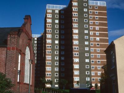 View of Clent Court and Claverley Court