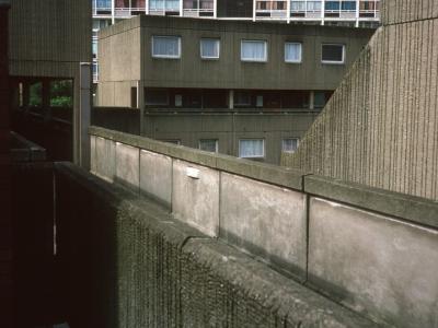 View of Spon Gate House in centre