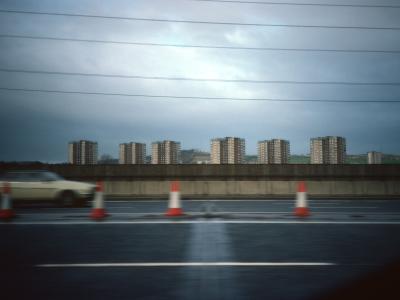 View of 16-storey blocks from M5