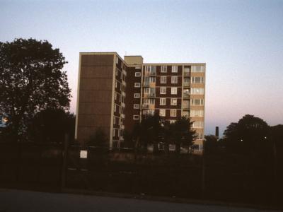 View of 8-storey block on Churchyard Road