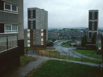 View from Chaucer House of 20-storey blocks