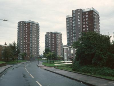 View of 16-storey blocks