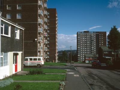 View of 14-storey blocks on Reservoir Road
