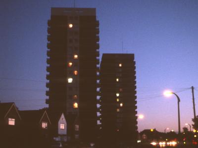 View of Leadbetter House and Ball House
