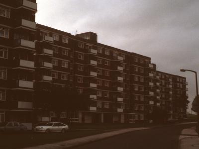 View of 7-storey blocks in Green Lane development
