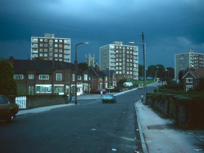 View of 8-storey blocks on Valley Road