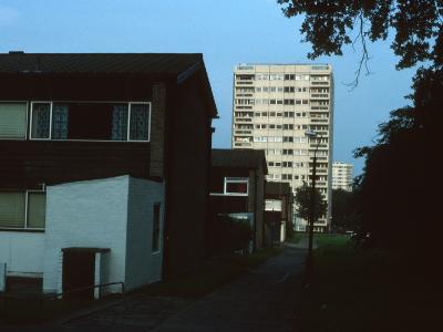 View of 13-storey block in Bell's Lane development