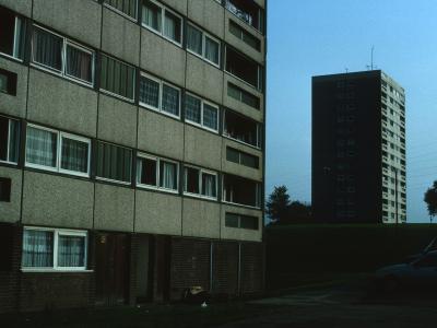 View of 13-storey blocks in Druids Heath estate