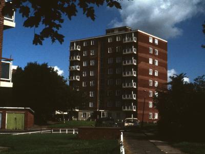 View of 8-storey block