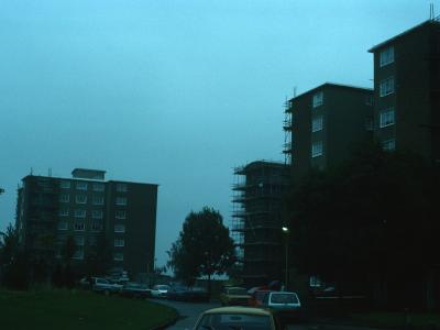 View of blocks on Meadway