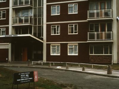 Entrance to Burcombe Tower