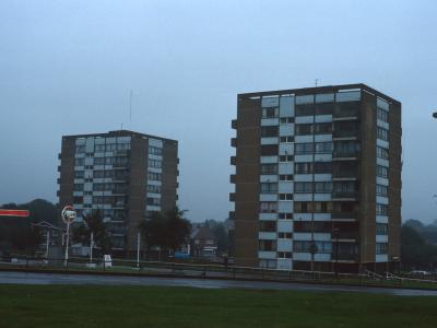 View of 9-storey blocks on Meadway/Sheldon Heath Road