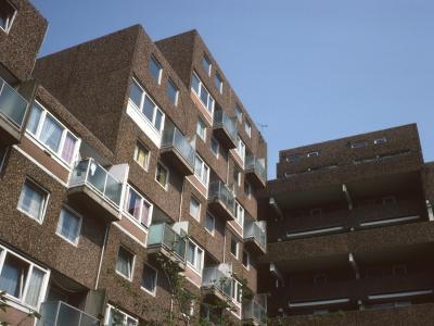 View of 10-storey block in Gibson Street redevelopment