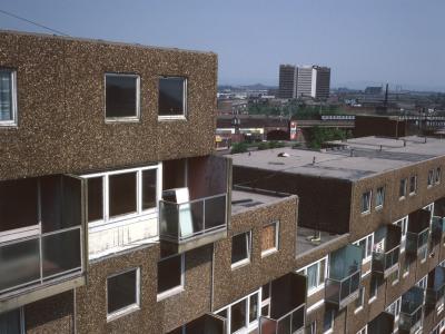 View of Gibson Sreet redevelopment
