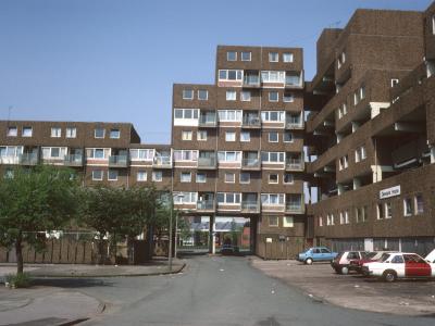 View of Gibson Sreet redevelopment