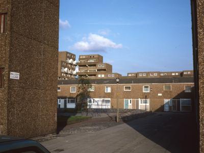 View of Gibson Sreet redevelopment