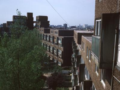 View of Gibson Sreet redevelopment