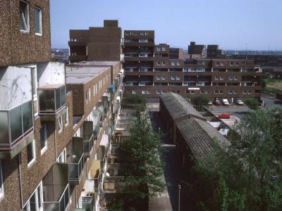 View of Gibson Sreet redevelopment