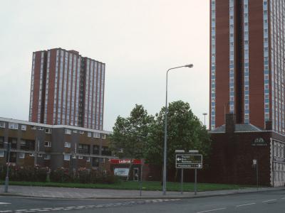 View of Spruce Court and Thorn Court