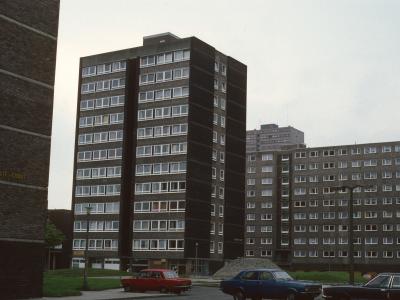 View of Hornbeam Court and Beech Court