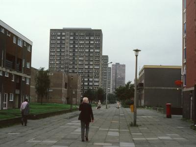 View of Mulberry Court, Sycamore Court, and Magnolia Court with Thorn Court in background