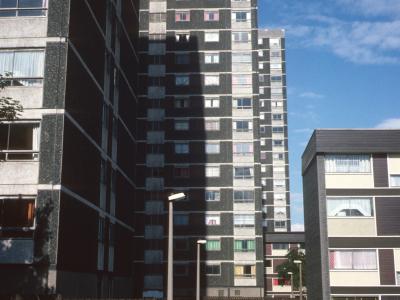 View of Crosby House, Princess House, and Sutton House