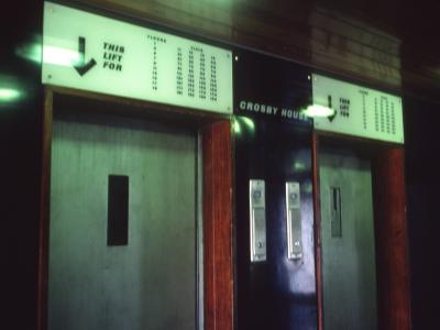 Lift lobby in Crosby House