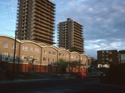 View of 15-storey blocks on Andover Street