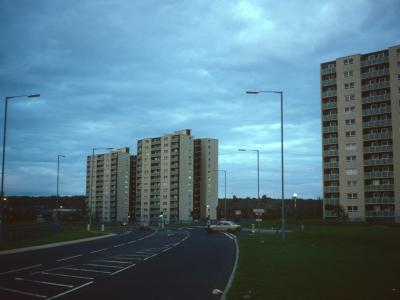 View of 14-storey blocks on Leeswood Road