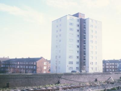 View of 11-storey block on Thorsway
