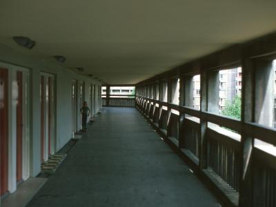 View of deck access on Park Hill Estate