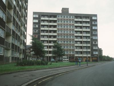 View of 9-storey blocks on New Michael Street and Melville Street