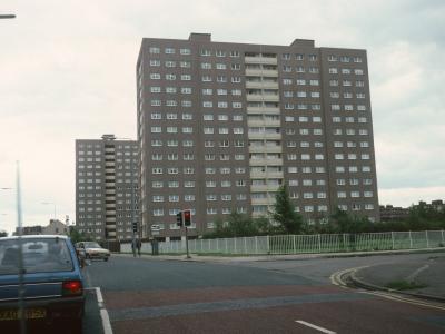 View of 15-storey blocks on Cambridge Street