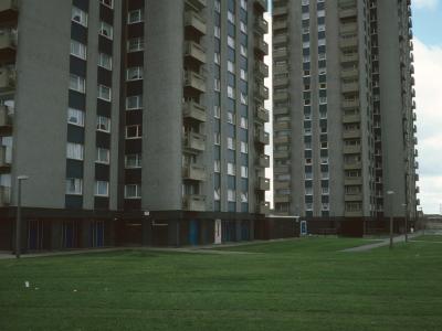 View of blocks on Orchard Park Estate