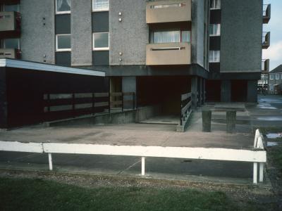 Detail view of block on Orchard Park Estate