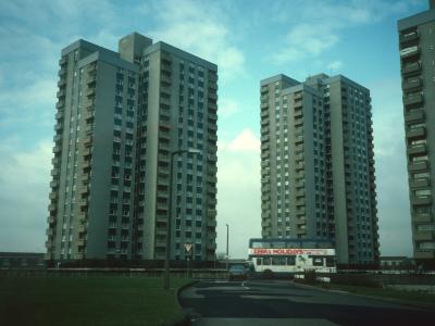 View of blocks on Orchard Park Estate