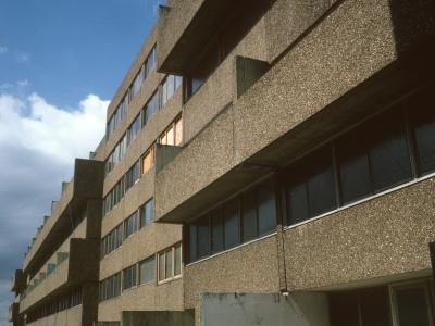 View of 6-storey block in Bransholme