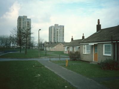 View of blocks on Orchard Park Estate