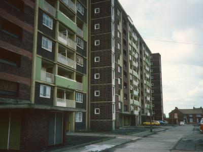 View of East façade of Coronation Coourt