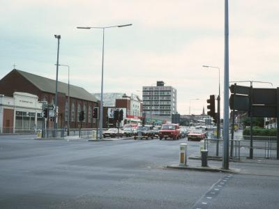 View of Baden House from junction of Prescot Road and Queens Drive