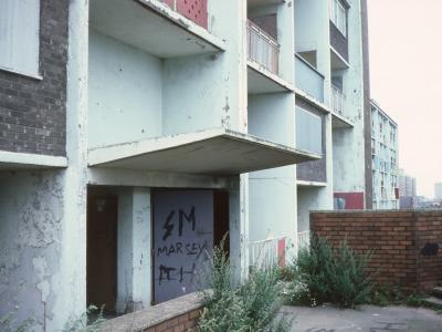 View of Netherfield Brow block on Everton Terrace