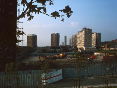 View of The Braddocks and Conway Street blocks