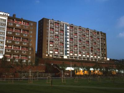 View of Netherfield Brow blocks