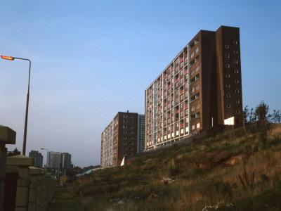 View of Netherfield Brow blocks